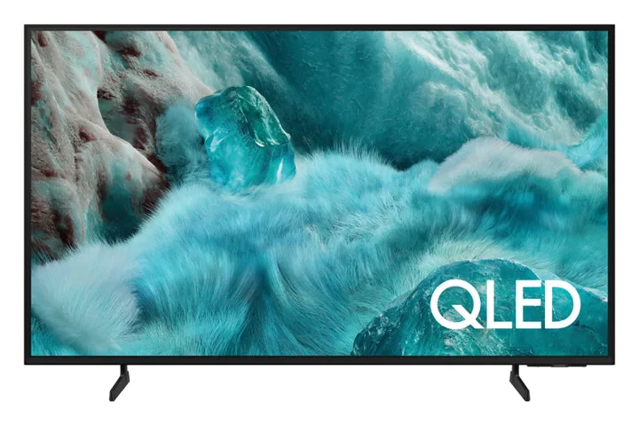 Televisor de pantalla plana en su base